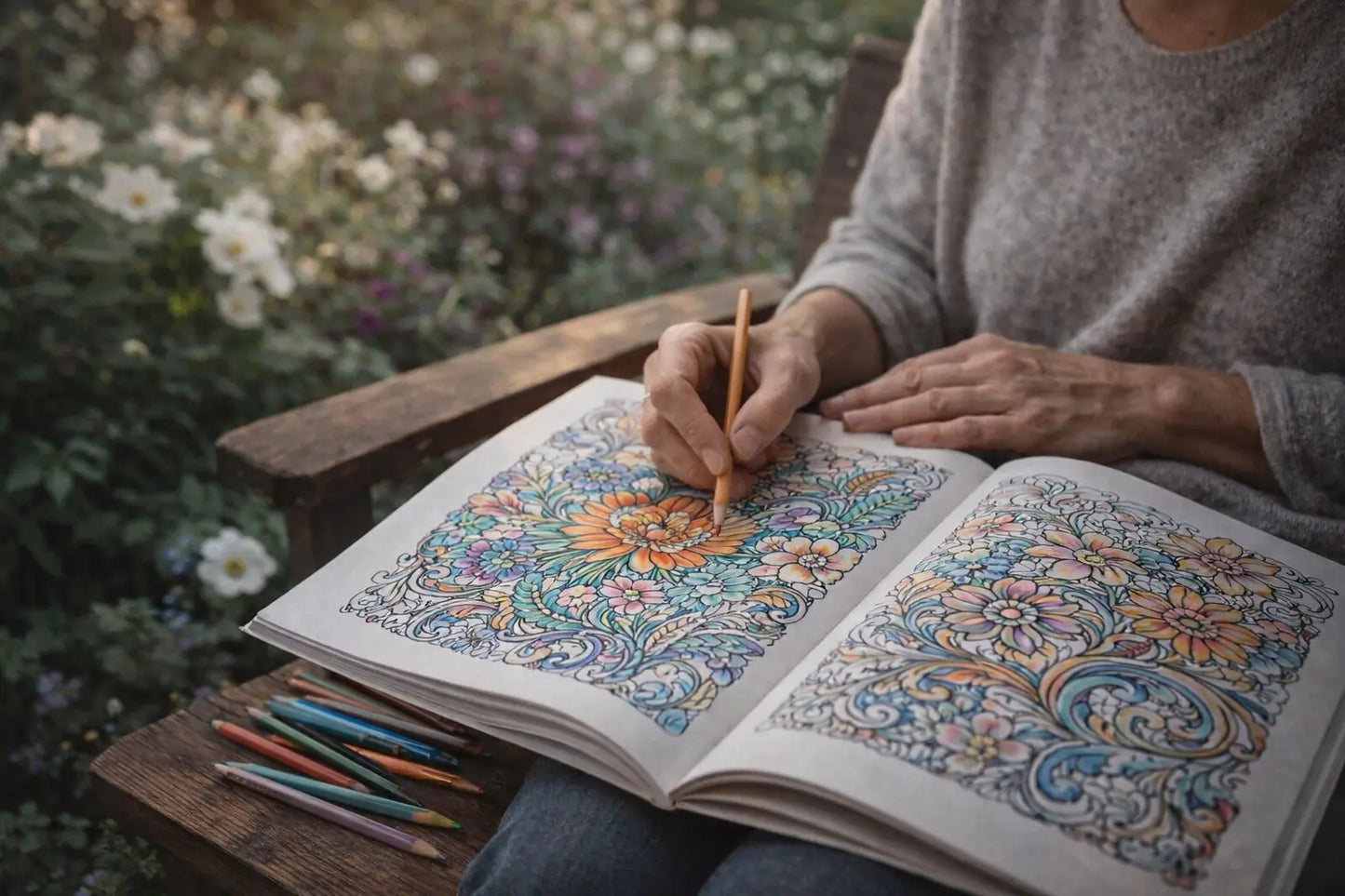 Sacred Quiet — A Soul-Soothing Coloring Ritual
