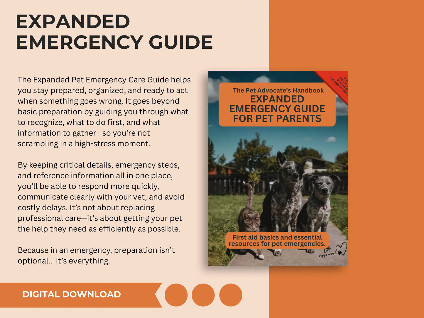 Expanded Emergency Guide for Pet Parents