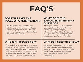 Expanded Emergency Guide for Pet Parents