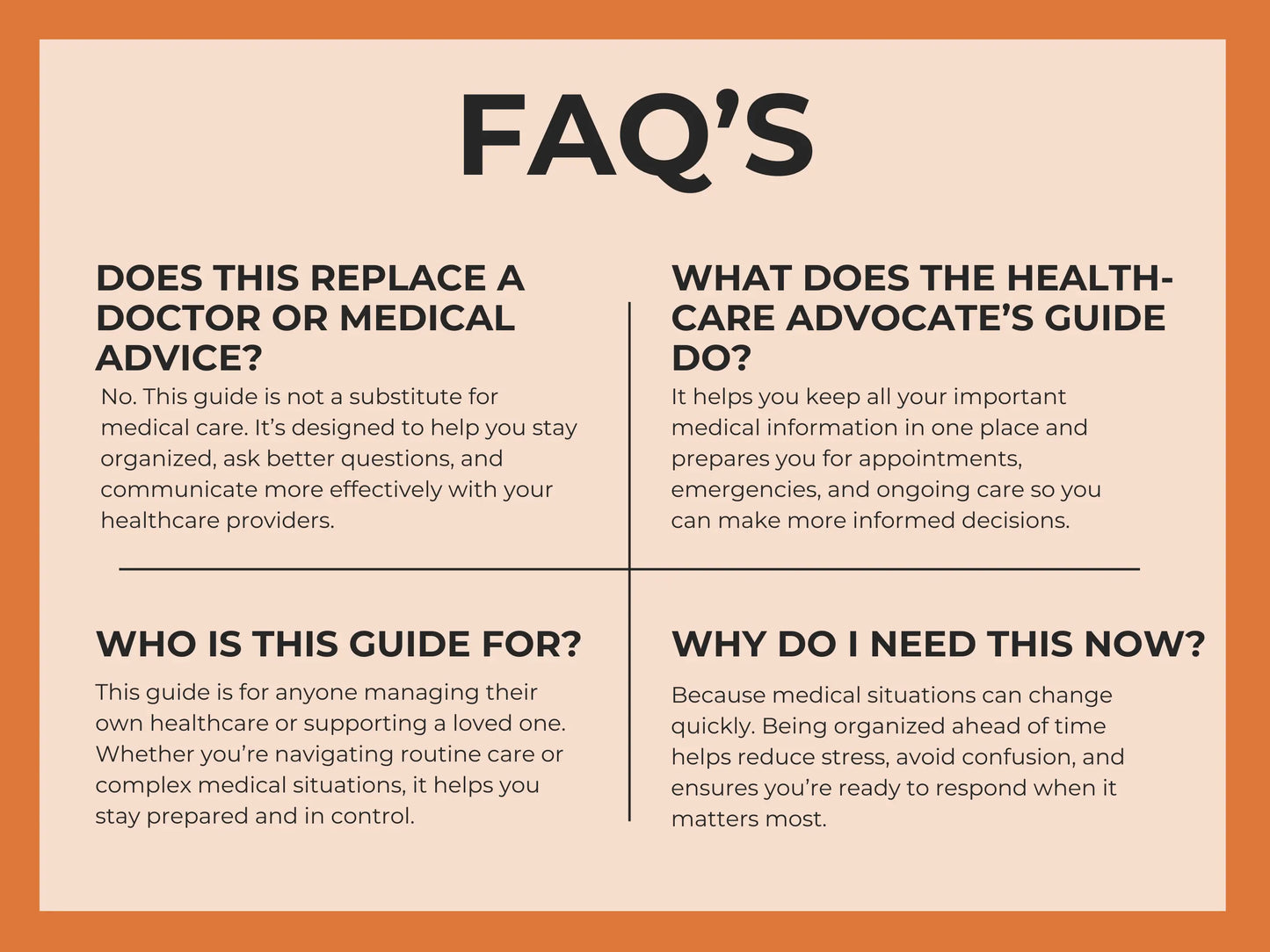The Healthcare Advocate's Guide