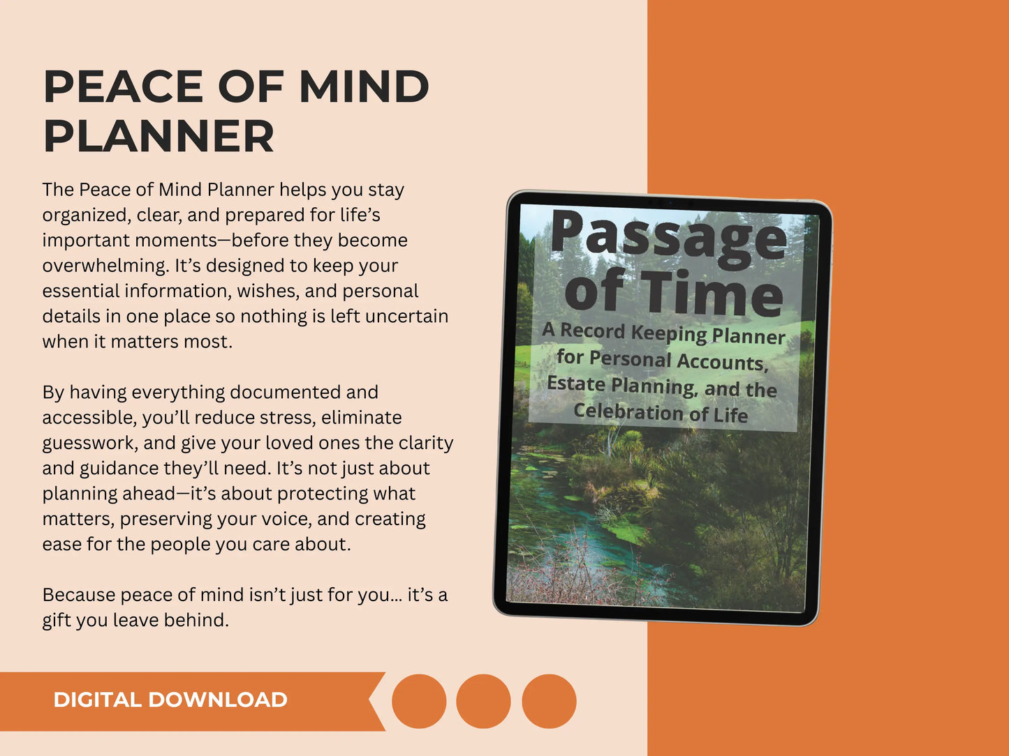 Passage of Time Planner