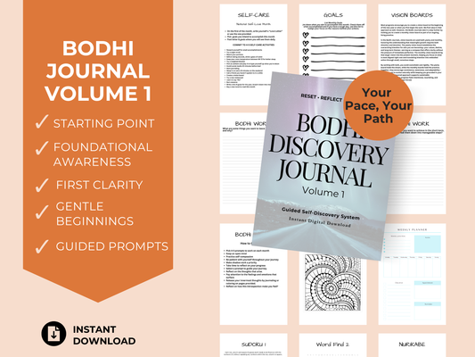 Bodhi Journal Volume 1 - Guided Self-Care Planner