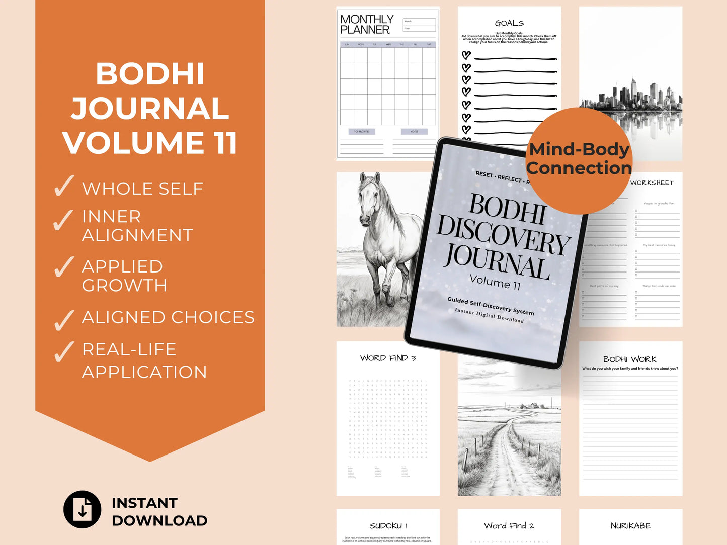 Bodhi Journal Vol 11 - Self-Help Guided Planner