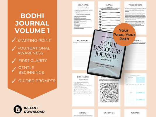 Bodhi Journal Volume 1 - Guided Self-Care Planner