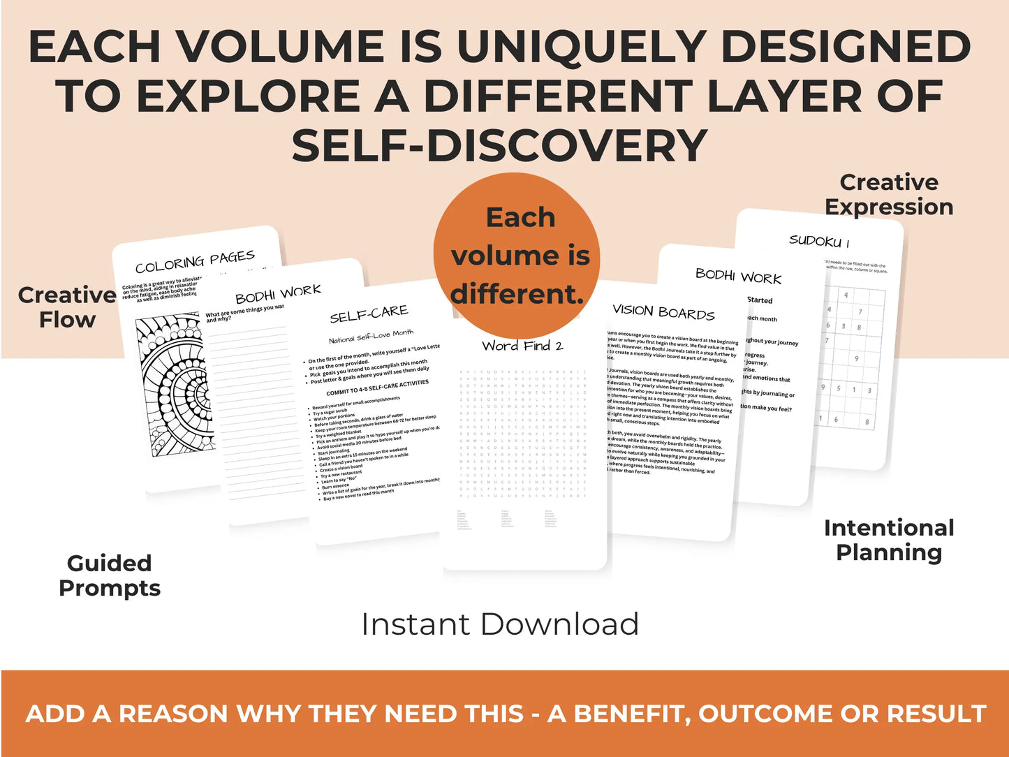 Bodhi Journal Volume 1 - Guided Self-Care Planner