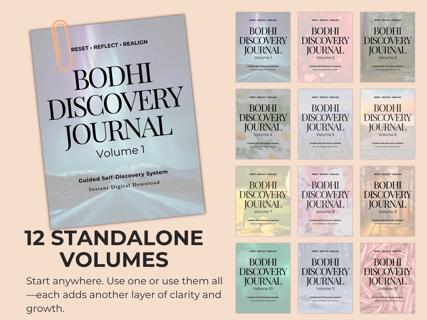 Bodhi Journal Volume 1 - Guided Self-Care Planner