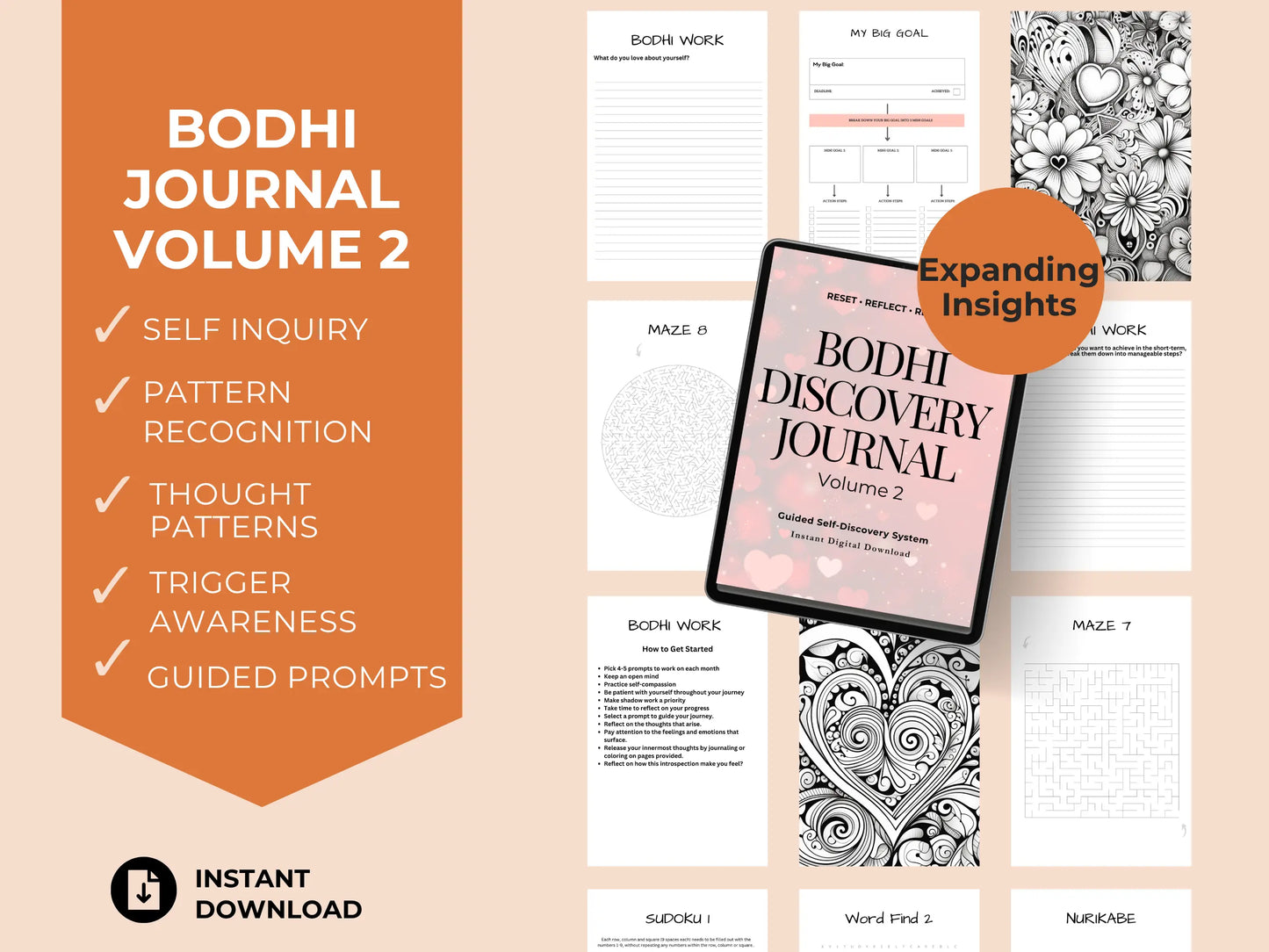 Bodhi Journal Volume 2 - Guided Self-Care Planner