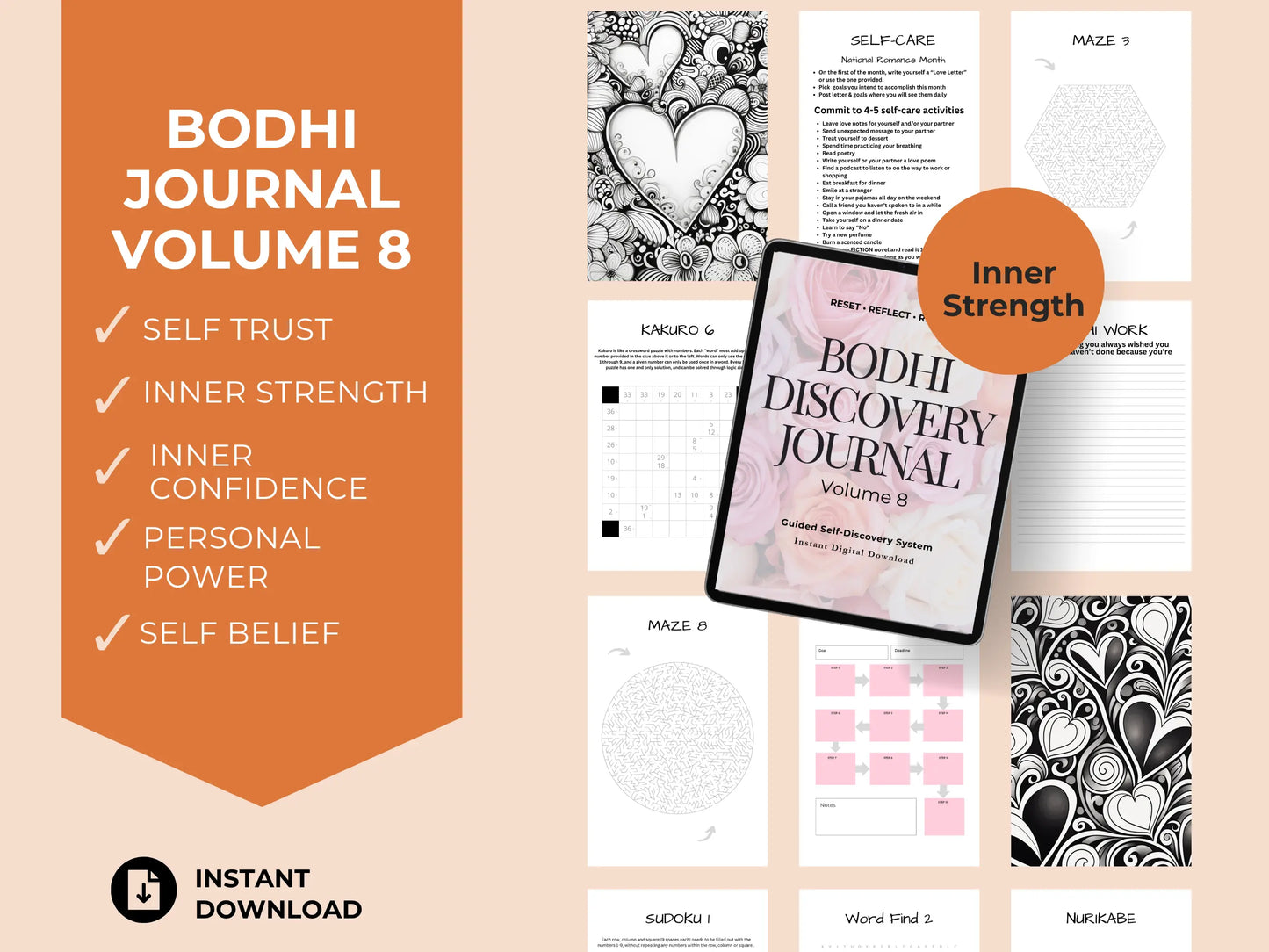 Bodhi Journal Vol 8 - Self-Help Guided Planner
